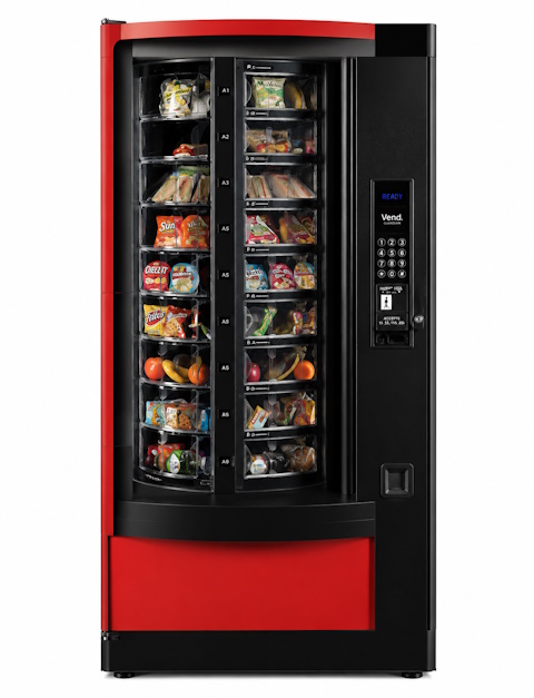 Used cold food vending machines