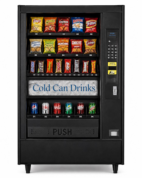 Used combo vending machines