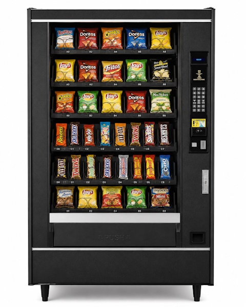 Used snack vending machines
